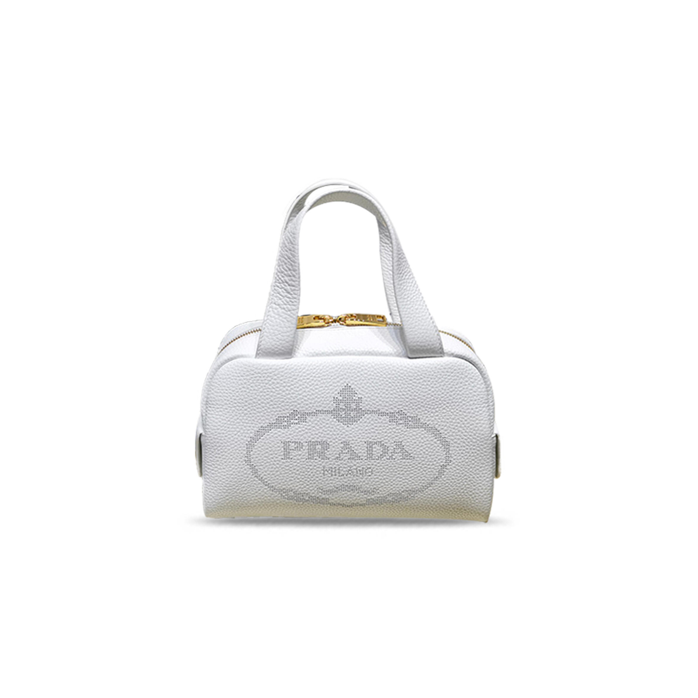 Pra*a leather shoulder bag crossbody bag small size women''s 1bh078 (25*16*10cm)